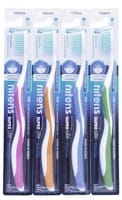 Dental Care "Xylitol Toothbrush" / Зубная щётка "Ксилит" cо сверхтонкой двойной щетиной (средней жёсткости и мягкой) и изогнутой ручкой, 1 шт.