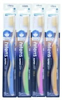 Dental Care "Nano Gold Toothbrush" Зубная щётка c наночастицами золота и сверхтонкой двойной щетиной (средней жёсткости и мягкой), 1 шт.