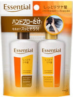 KAO "Essential" Шампунь и кондиционер для повреждённых волос с восстанавливающим и увлажняющим эффектом, 2х45 мл.