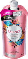 KAO "Asience" Кондиционер для увеличения упругости волос, с экстрактом женьшеня и протеинами шелка, цветочно-фруктовый аромат, запасной блок, 340 мл.