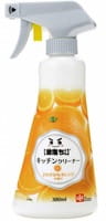LEC Пенящееся средство для удаления масляных пятен на кухне, с дезинфицирующим эффектом, освежающий аромат апельсина, 380 мл.