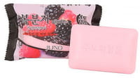 Juno Cosmetics "Sangtumeori Peeling Soap Rubus Coreanus (Raspberry)" Мыло с отшелушивающим эффектом, с с экстрактом малины, 150 г.