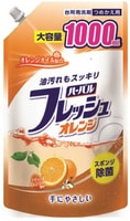 Mitsuei Средство для мытья посуды, овощей и фруктов с ароматом апельсина, 1000 мл.