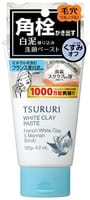 BCL "Tsururi" Пенка-скраб для глубокого очищения кожи, с французской белой глиной и японским маннаном, 120 г.