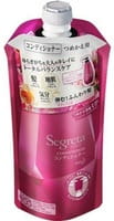 KAO "Segreta" Антивозрастной кондиционер для увеличения прикорневого объёма длинных волос, аромат розы, запасной блок, 340 мл.