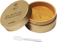 L.Sanic "Snail Аnd 24K Gold Premium Eye Patch" Гидрогелевые патчи для области вокруг глаз, с муцином улитки и золотом, 60 шт.