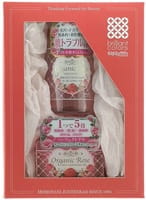 Meishoku "Organic Rose" Подарочный набор "Увлажнение и уход": лосьон-кондиционер и гель-кондиционер для лица с экстрактом дамасской розы, 200 мл + 90 г.