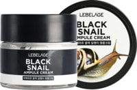 Lebelage "Black Snail Ampule Cream" Ампульный крем с муцином чёрной улитки, 70 мл.