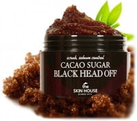 The Skin House "Сacao Sugar Black Head Off" Скраб против чёрных точек с коричневым сахаром и какао, 50 г.