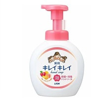 Lion "KireiKirei" Пенное антибактериальное мыло для рук - для всей семьи, с ароматом микса фруктов, 500 мл.