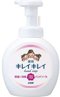 Lion "KireiKirei" Пенное антибактериальное мыло для рук - для всей семьи, с маслом лимона, фруктово-цитрусовый аромат, 500 мл.