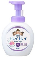 Lion "KireiKirei" Пенное антибактериальное мыло для рук - для всей семьи, с цветочным ароматом, 500 мл.