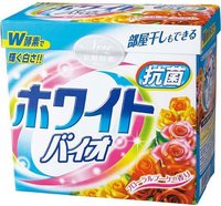 Nihon Стиральный порошок с кондиционером "White Bio Plus Antibacterail" с цветочным ароматом, 800 гр.