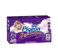 Pigeon "Rich Perfume Dryer Sheet Signature" - Тайны дождя Салфетки-кондиционер для сушки белья в сушильной машине, 40 листов.