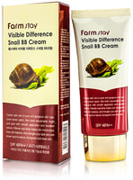 FarmStay "Visible Difference Snail BB Cream" SPF50+/PA+++ BB Крем с муцином улитки SPF50/PA+++, 50 гр.