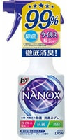 Lion "Top Nanox" Дезинфицирующий и дезодорирующий спрей для одежды и изделий из ткани, 350 мл.