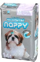 Neo Loo Life "Neoomutsu" Подгузники для собак (девочки), размер М (5-8 кг.), 14 шт.