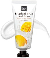 FarmStay "Tropical Fruit Hand Cream Mango & Shea Butter" Крем для рук "Тропические фрукты" с манго и маслом ши, 50 мл.