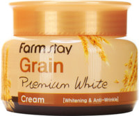 FarmStay "Grain Premium White Cream" Осветляющий крем с маслом ростков пшеницы, 100 гр.