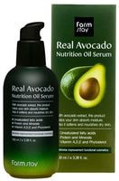 FarmStay "Real Avocado Nutrition Oil Serum" Питательная сыворотка с маслом авокадо, 100 мл.
