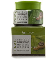FarmStay "Snail Visible Difference Moisture Cream" Крем для лица увлажняющий с муцином улитки, 100 гр.