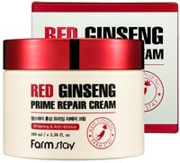 FarmStay "Red Ginseng Prime Repair Cream" Восстанавливающий крем с экстрактом красного женьшеня, 100 мл.