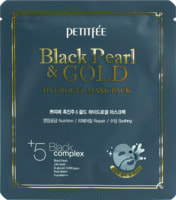 Petitfee "Black Pearl & Gold Hydrogel Mask Pack" Гидрогелевая маска для лица с черным жемчугом и золотом, 32 гр.