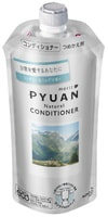 KAO "Merit Pyuan - Natural" Кондиционер для волос с ароматом мяты и ландыша, сменная упаковка, 340 мл.