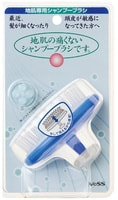 Vess "Scalp Shampoo Brush" Массажная щетка для мытья головы, голубая.