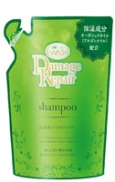 Nihon "Wins Damage Repair Shampoo" Восстанавливающий шампунь с морской водой, водорослями и коллагеном, мягкая упаковка, 370 мл.