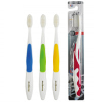 EQ "Wellbeing" зубная щетка для детей от 7 лет, со сверхтонкими щетинками двойной высоты и противоскользящей ручкой, с ионами серебра, мягкая, 1 шт.