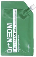 Dermal "Dr+Medm" Антисептик для рук с антибактериальным и увлажняющим эффектом, спиртосодержащий, мягкая упаковка, 50 мл.