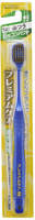 Ebisu Широкая 6-ти рядная зубная щетка с головкой алмазной формы, со сверхтонкими концами щетинок № 52, средней жесткости.