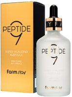 FarmStay "Peptide 9 Super Vitalizing Ampoule" Суперобновляющая ампульная сыворотка с комплексом из 9 пептидов, 100 мл.