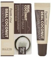 FarmStay "Real Coconut Essential Lip Balm" Бальзам для губ с экстрактом кокоса, 10 мл.