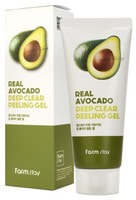 FarmStay "Real Avocado Deep Clear Peeling Gel" Отшелушивающий гель с экстрактом авокадо, 100 мл.