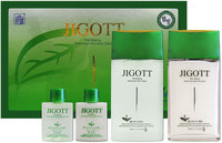 Jigott "Well-being Greentea" Подарочный набор для мужчин с экстрактом зеленого чая, тонер, эмульсия, 1 шт.