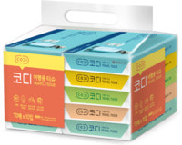 Ssangyong "Codi Travel Tissue" Компактные бумажные салфетки, двухслойные, 10 упаковок по 70 листов, 210 х 153 мм.