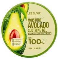 Lebelage "Moisture Avocado Purity 100% Soothing Gel" Увлажняющий успокаивающий гель с экстрактом авокадо, 300 мл.