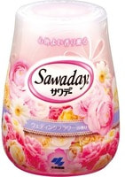 Kobayashi "Sawaday for Toilet Wedding Flower" Гелевый дезодорант для туалета, с ароматом свадебного букета, 140 г.