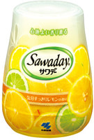 Kobayashi "Sawaday for Toilet Lemon" Гелевый дезодорант для туалета, с ароматом лимона, 140 г.