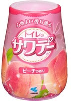 Kobayashi "Sawaday for Toilet Peach" Гелевый дезодорант для туалета, с ароматом персика, 140 г.