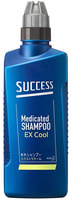 KAO "Success Extra Cool" Лечебный шампунь-кондиционер для мужчин, с охлаждающим эффектом, с ментолом и эвкалиптом, 400 мл.