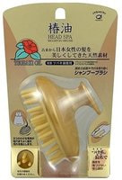 Ikemoto "Head Spa Tsubaki Oil" Shampoo Brush Щетка массажная и очищающая, с маслом камелии.
