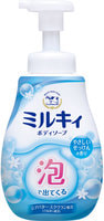 COW "Milky Foam Gentle Soap" Бархатное увлажняющее мыло-пенка для тела, с нежным ароматом цветочного мыла, 600 мл.