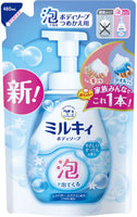 COW "Milky Foam Gentle Soap" Бархатное увлажняющее мыло-пенка для тела, с нежным ароматом цветочного мыла, мягкая упаковка, 480 мл.