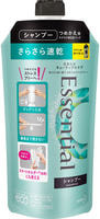 KAO "Essential Smart Blow Dry" Шампунь для защиты волос при сушке феном, с освежающим аква-цветочным ароматом, мягкая упаковка, 340 мл.