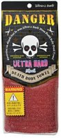 Yokozuna "Death Body Towel" Массажная мочалка ультражесткая, красная, размер 29х100 см.
