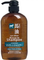 Cosme Station "Horse Oil Rinse in Shampoo" Шампунь-кондиционер, с лошадиным маслом, для поврежденных и ломких волос, 600 мл.