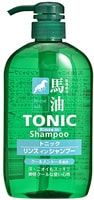 Cosme Station "Horse Oil Tonic Rinse in Shampoo" Тонизирующий шампунь-кондиционер для мужчин, с лошадиным маслом и ароматом ментола, 600 мл.